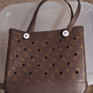 Brown Bogg Monogram Tote